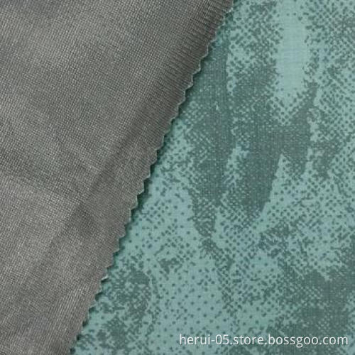 470T nylon printed ribstop fabric, 15x15D, 3.5 layers, waterproof, windproof, for softshell jacket